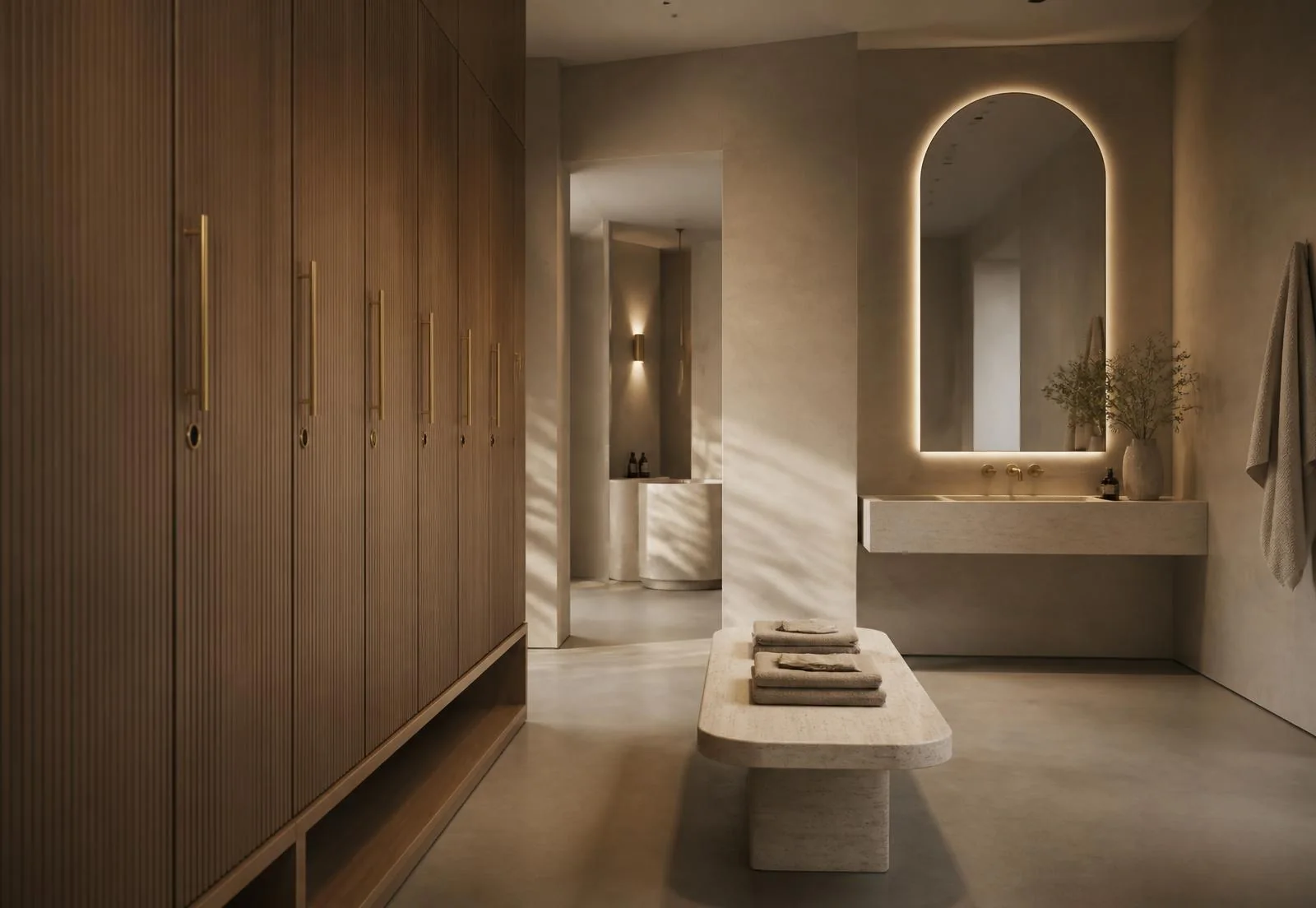 Aménager des vestiaires de studio premium